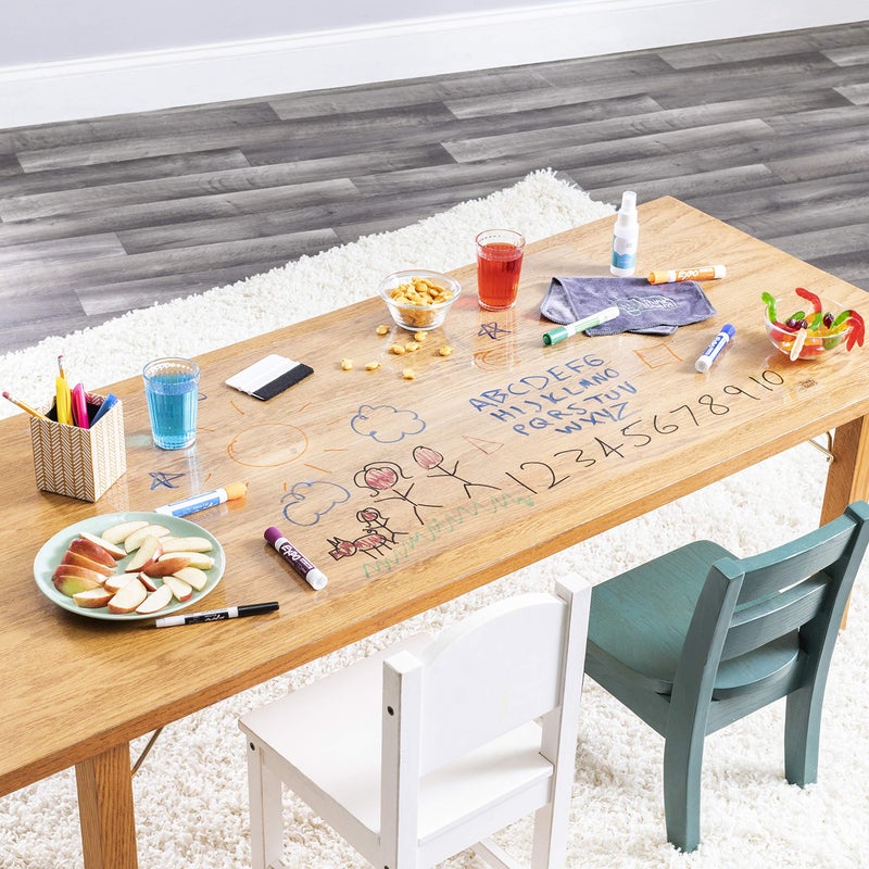 Think Board Premium Clear Whiteboard Sticker â€“ 2'x4' Transparent Dry Erase Wall Decal â€“ Removable Peel & Stick Whiteboard for Office, Classroom, Home, or Desk â€“ Stain-Proof, Reusable, Easy to Install - Image 5